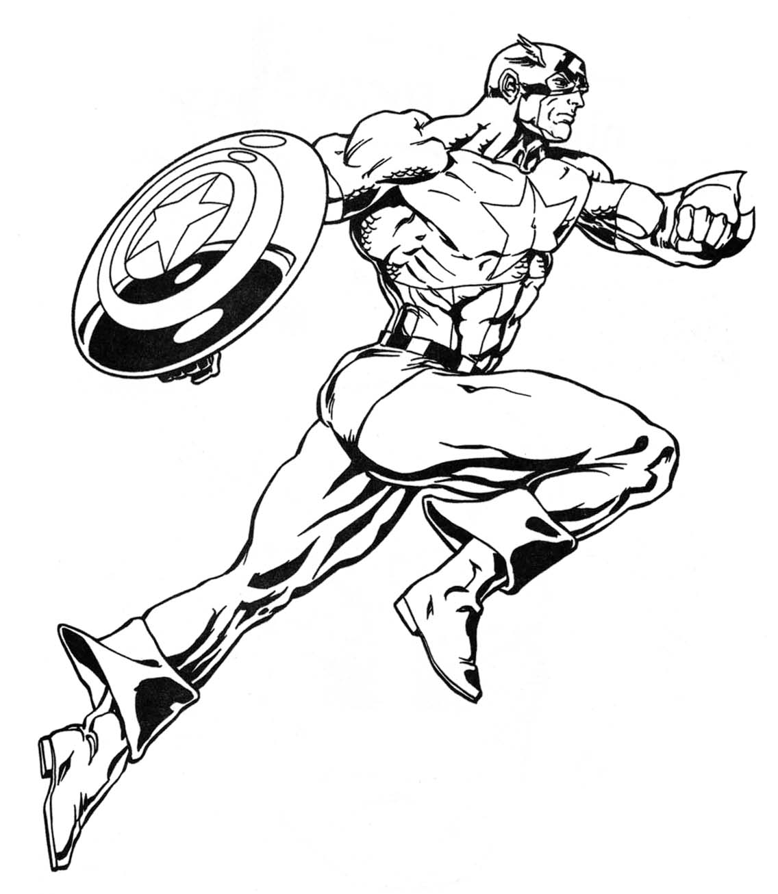 Marvel Super Heroes - Free Colouring Pages