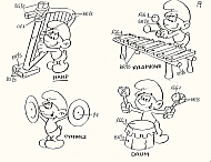 I_Puffi_Smurfs_model_sheets_schizzi_013.jpg